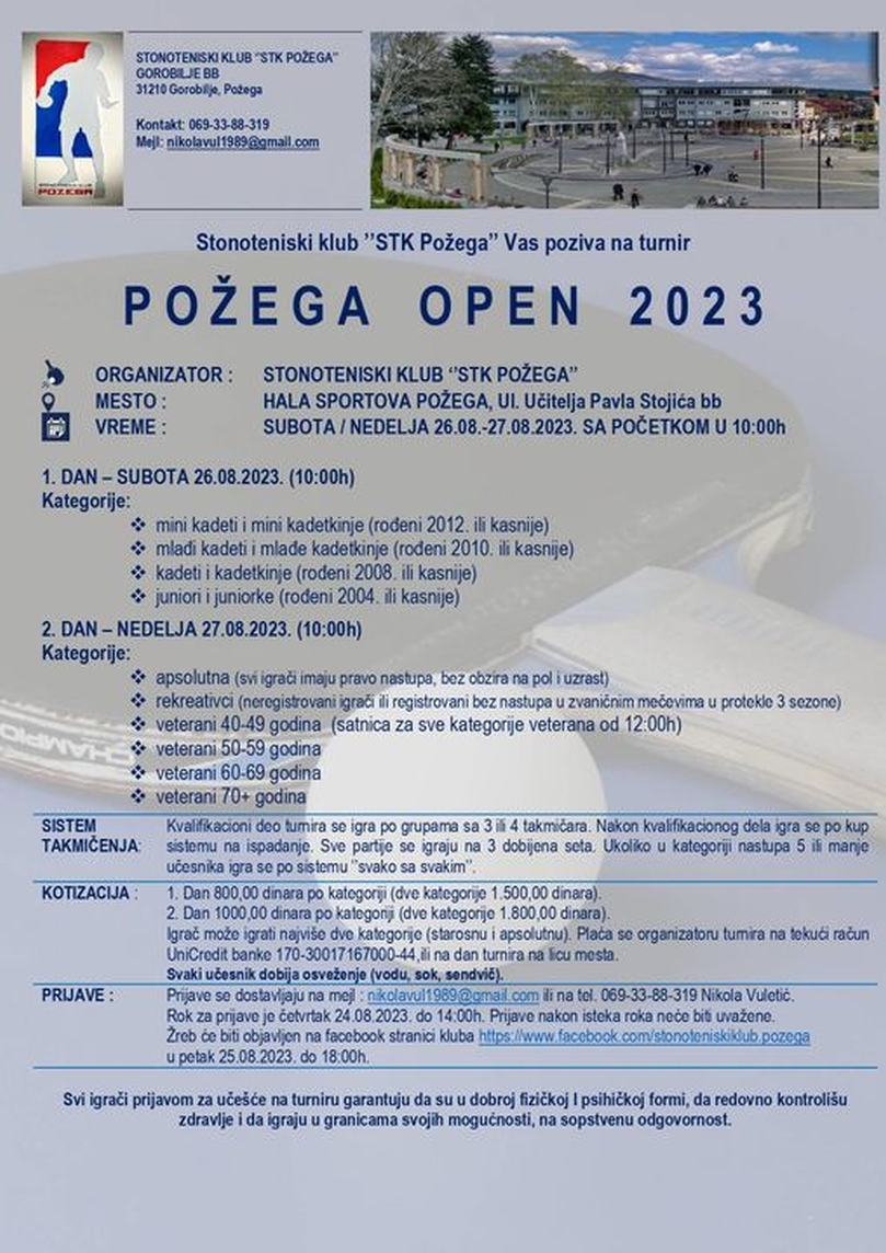 Požega Open 2023